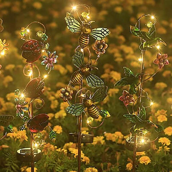 Powered Garden Lantern – Artistic Metal Design for Atmospheric Outdoor Lighting Bowlift by Bowlift