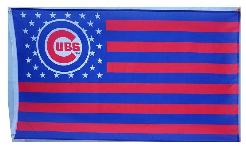 Chicago Cubs Flag-3x5FT Banner-100% polyester C Flag by flagsshop