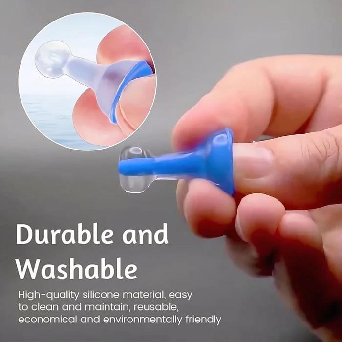 Reusable Inflatable Earplugs | Noise Cancelling & Waterproof | Medical Silicone | 35dB by BowLift