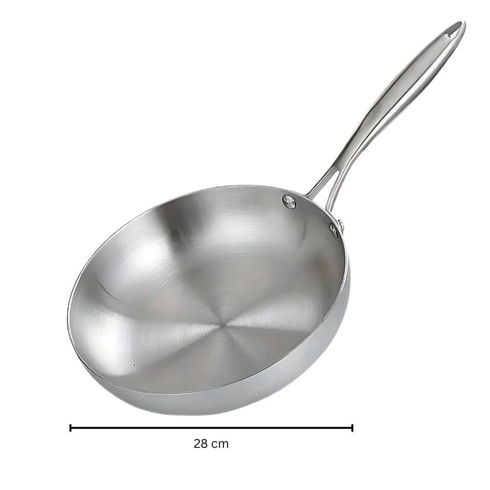 Stainless Steel Frying Pan by Casa & Beyond