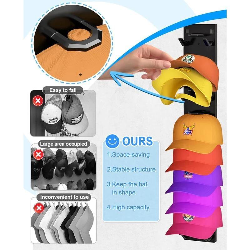 Wall Mounted Hat Organizer by BowLift
