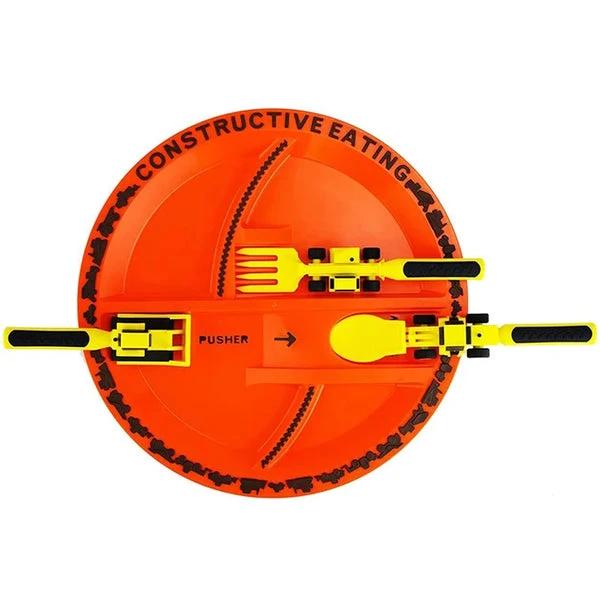 Bulldozer Children's Dinner Set by BowLift