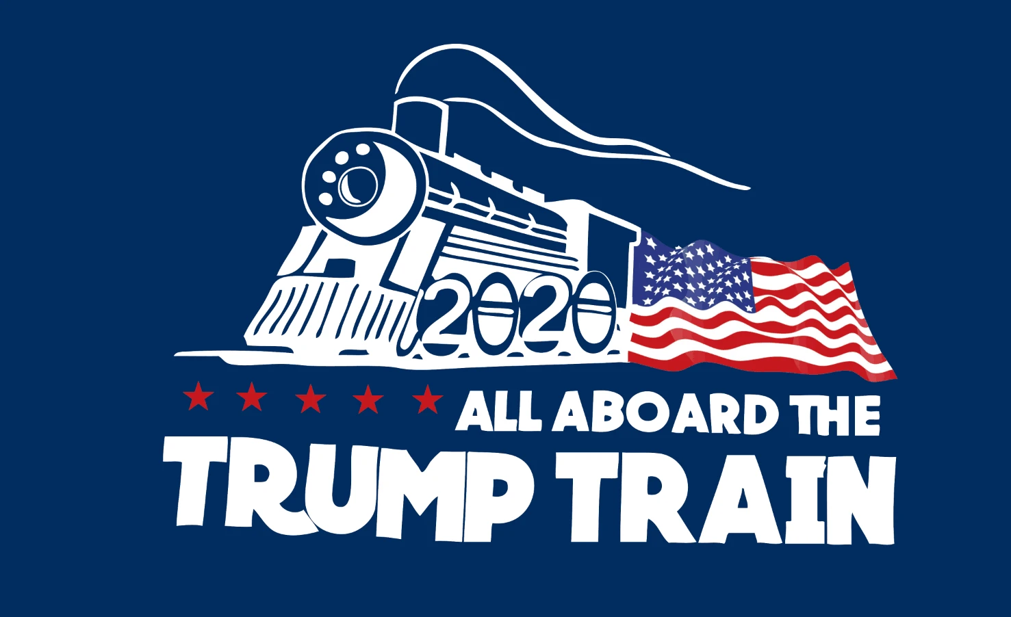 Trump Train Flag -3X5 ft - Trump Flag Banner by flagsshop