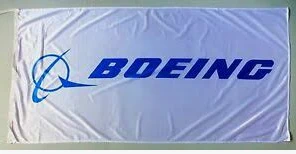 BOEING FLAG -3x5 FT Banner-100% polyester-2 Metal Grommets by flagsshop