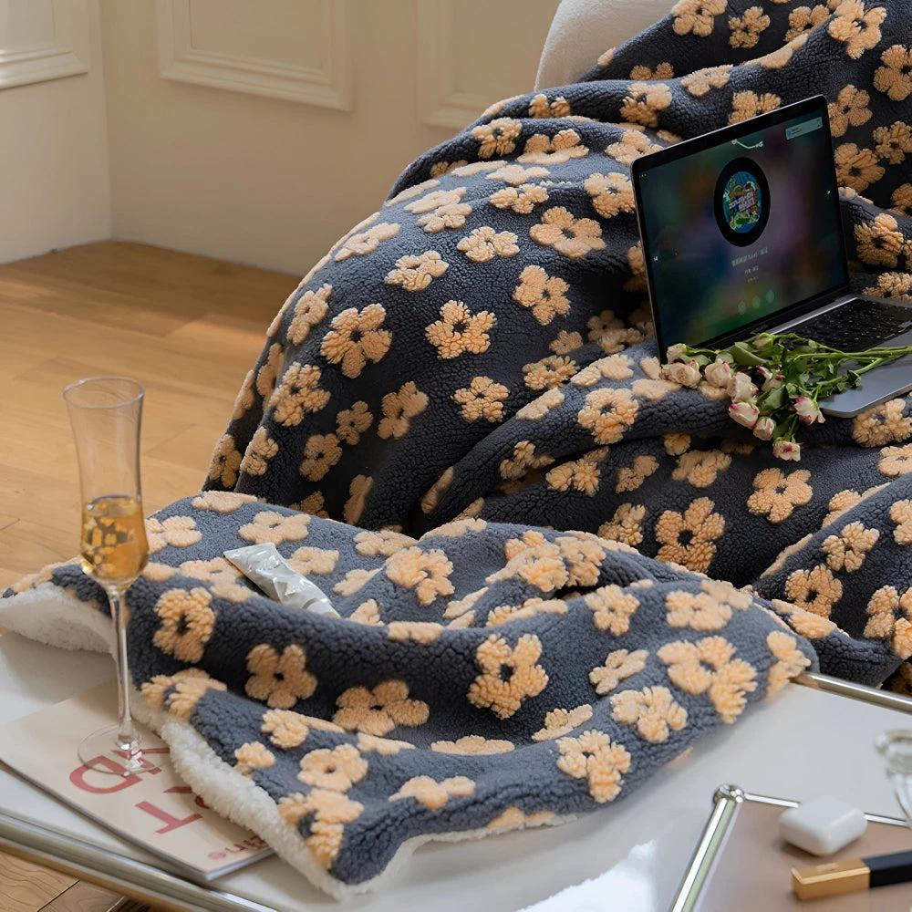 Nature's Wildflower Bliss Blanket by Casa & Beyond