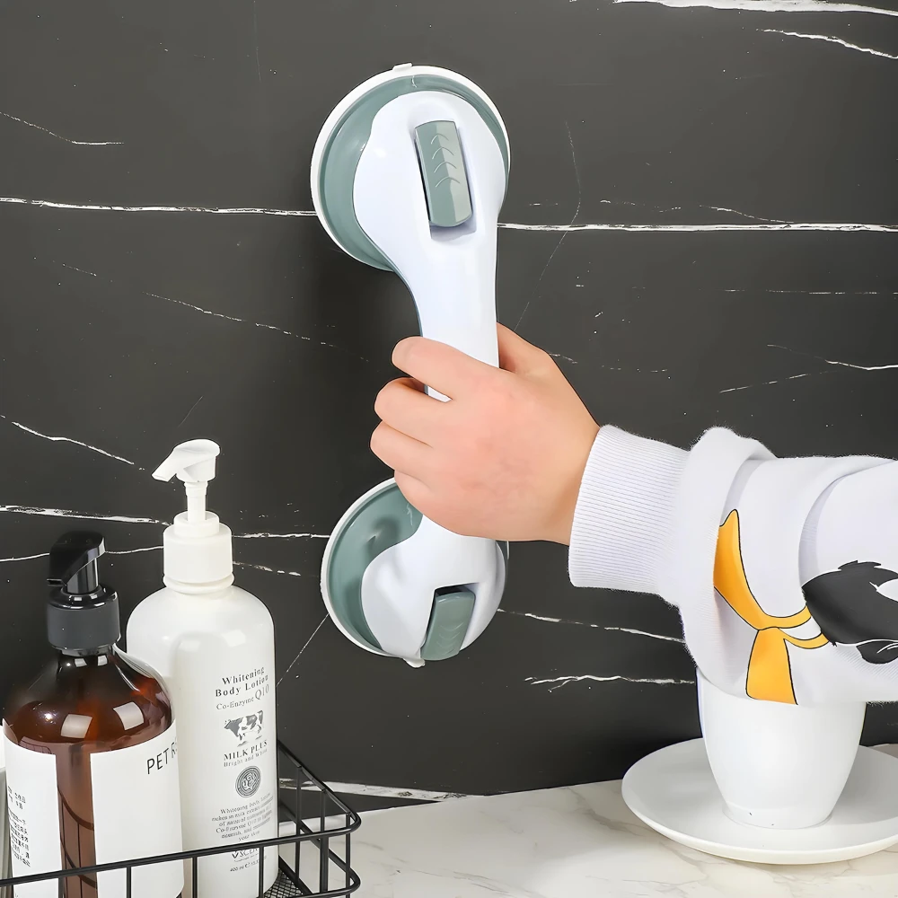 Bathroom Grab Bar with Suction Cups Bowlift by Bowlift