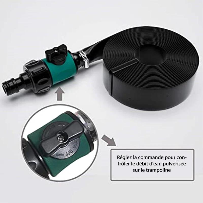 Water sprinkler for trampoline by Bowlift