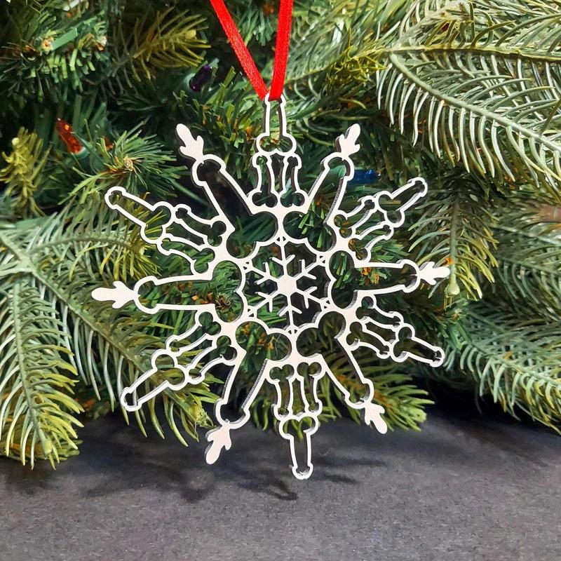 Funnier Snowflake Pendant by Bowlift