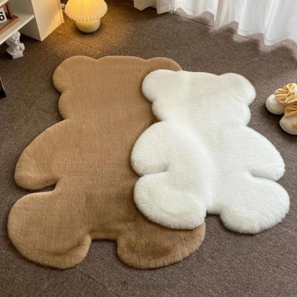 Fluffy Charm Teddy Bear Rug by Casa & Beyond