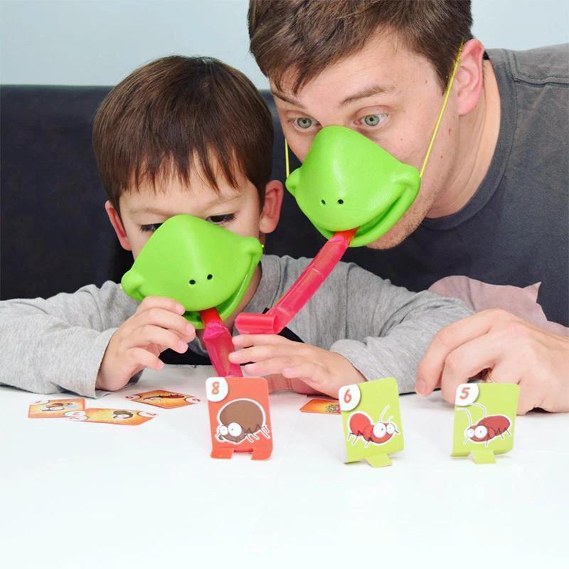 Desk toy for catching language Chameleon by Bowlift