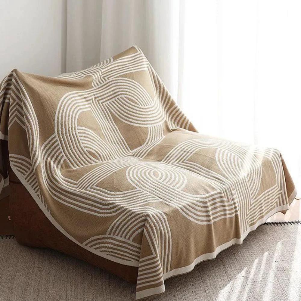 Snuggle Maze Knit Blanket by Casa & Beyond