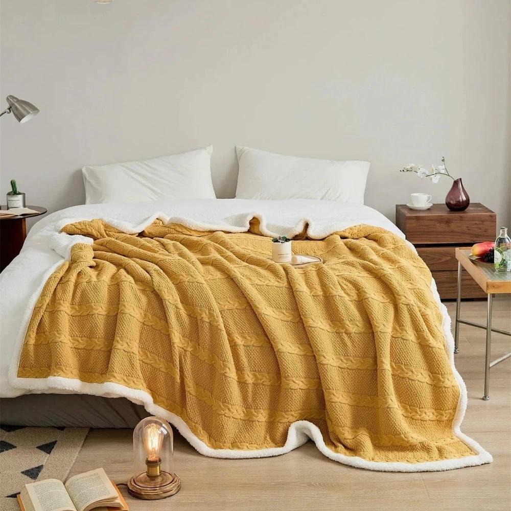 Mellow Sherpa Blanket by Casa & Beyond