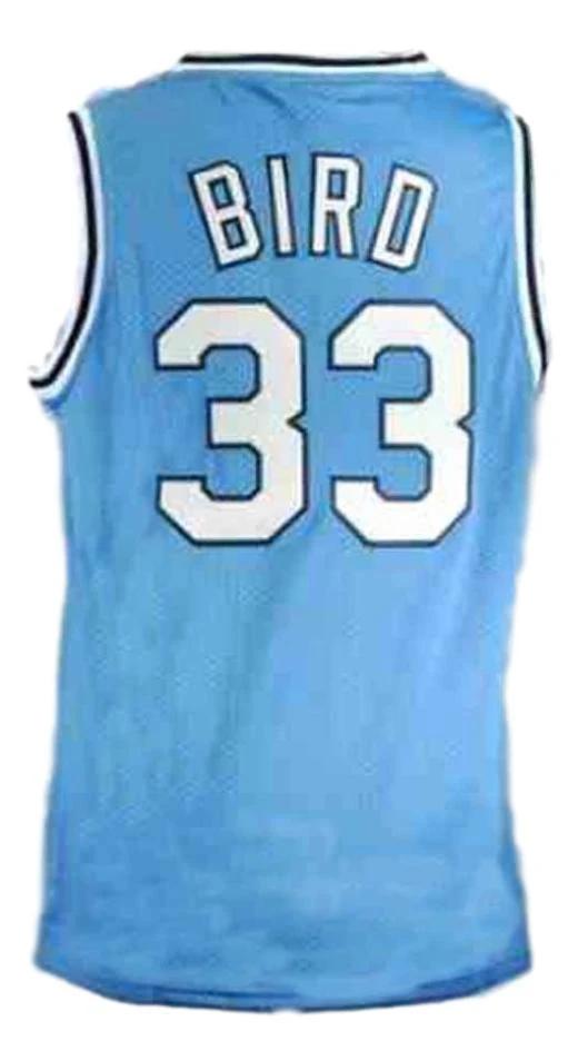 Larry Bird Jersey #33 Indiana State College Basketball Sewn Blue by My store basketball