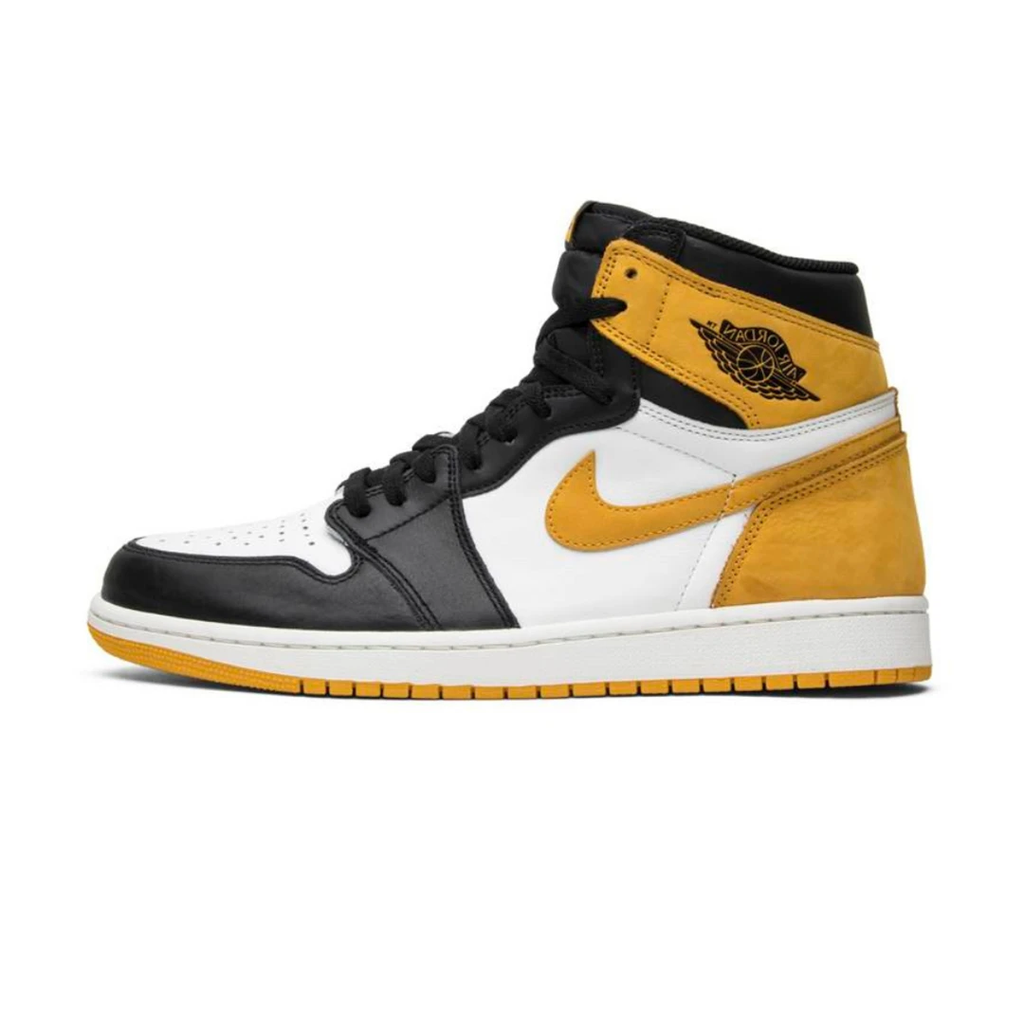 Air Jordan 1 Mid Yellow Toe Black by Air Jordan