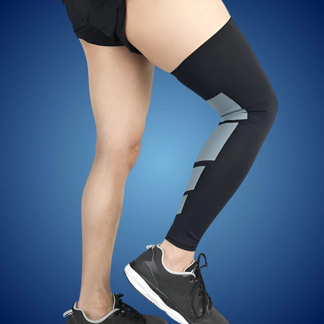 LegVital Full-Leg Compression Sleeve for Optimized Blood Circulation, Muscle Support, and Fast Recovery for Athletes and Versatile Use Bowlift by Bowlift