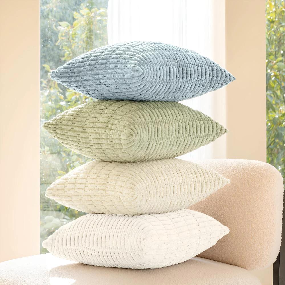 Plush Ridge Cushion Covers by Casa & Beyond