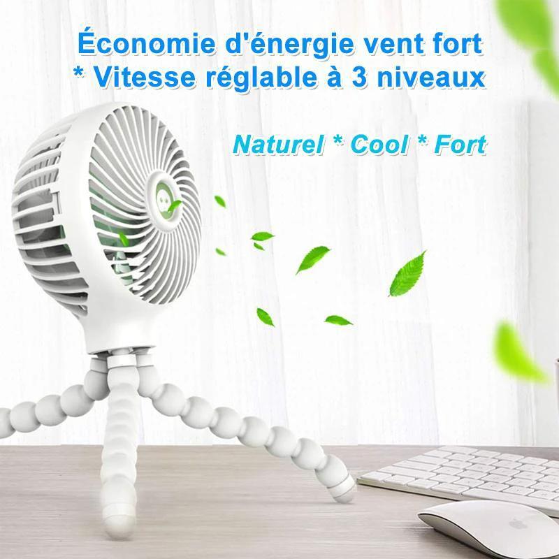Ciaovie Mini portable deformable fan by Bowlift