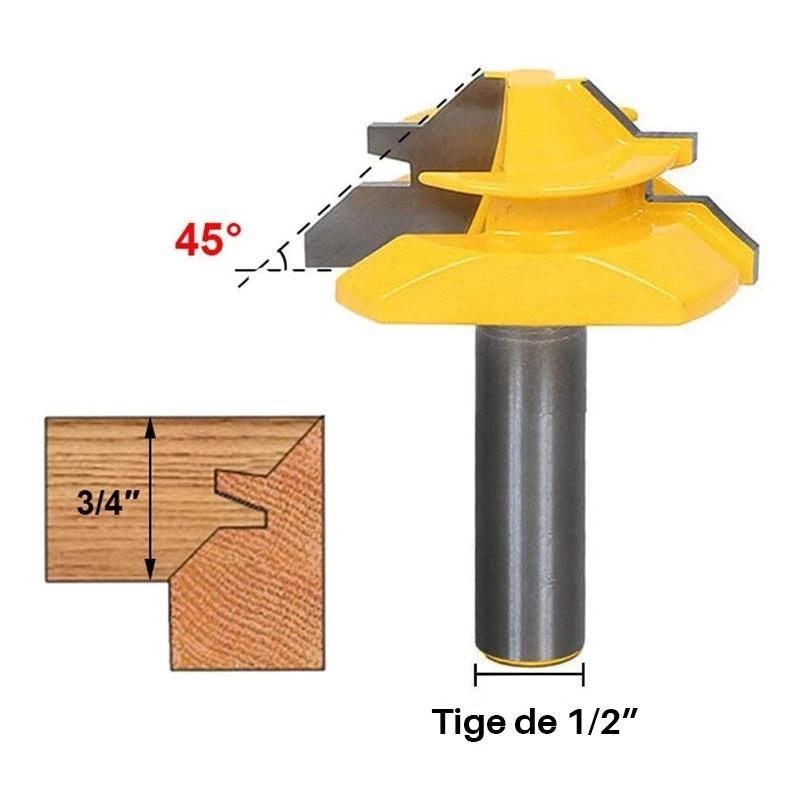 MèChe for angled cutting with lock at 45° by Bowlift