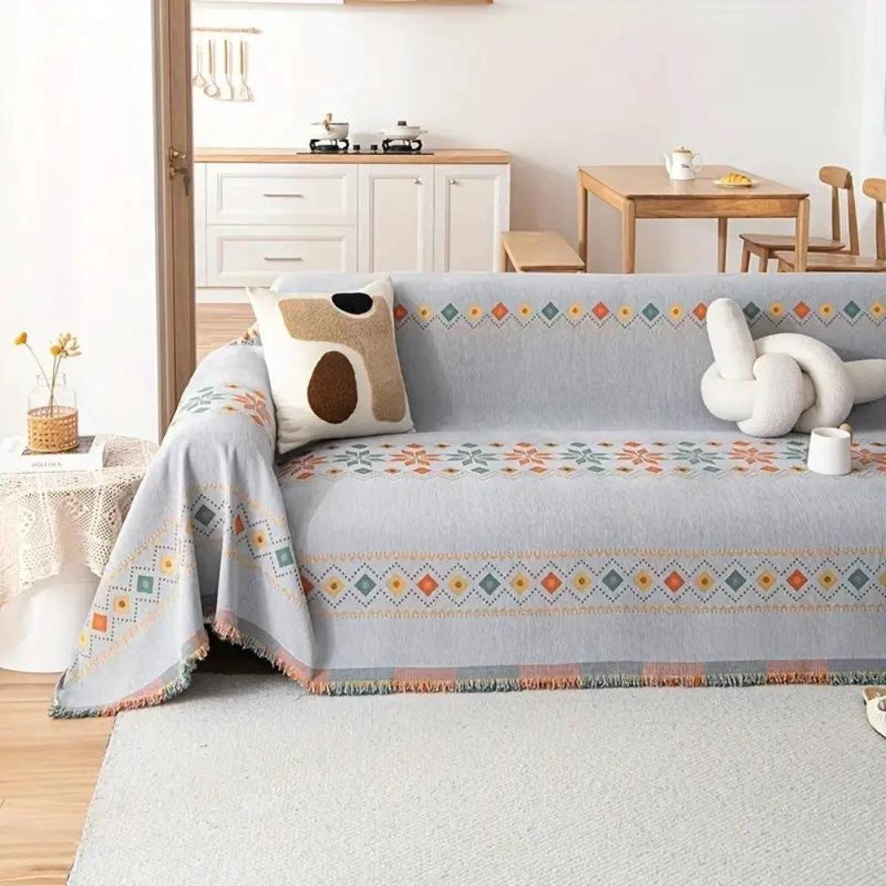Stylish Boho Sofa Cover by Casa & Beyond
