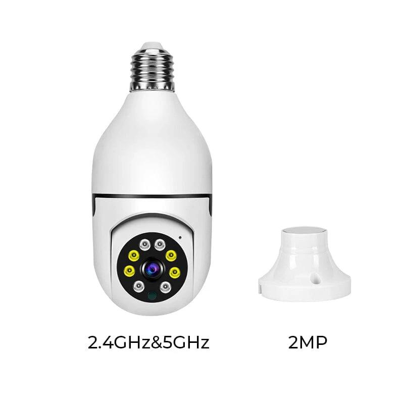 Wireless security camera without cables with light bulb by Bowlift