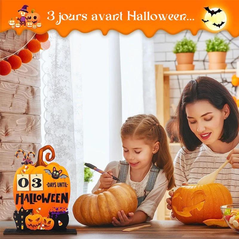 Wood Halloween Advent Calendar by Bowlift
