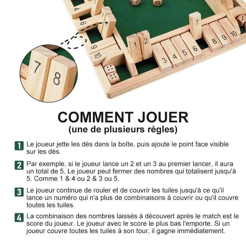 Wooden game board with lockable spinning by Bowlift