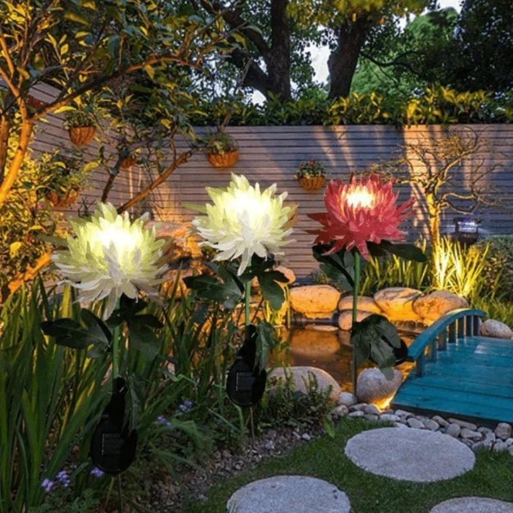 powered garden lights – color-changing LED outdoor decoration Bowlift by Bowlift