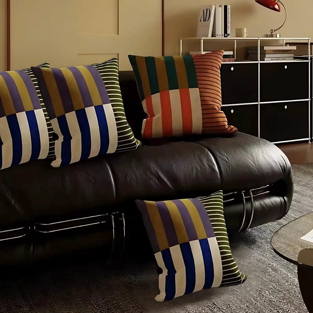 Mod Blocks Striped Cushion Cover by Casa & Beyond