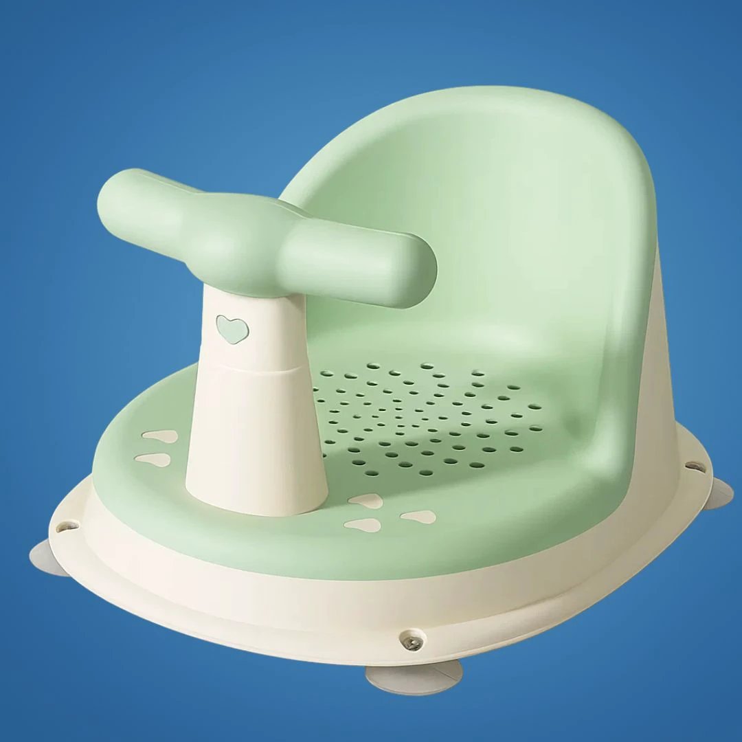 AquaSure | Non‑Slip Baby Bath Seat – Stainless Suction Cups – Premium Soft Cushion – Hands‑Free Parent Use Bowlift by Bowlift