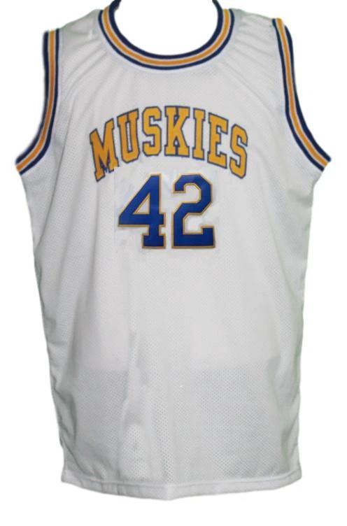 Kevin Love Jersey #42 Minnesota Muskies Aba Basketball Sewn White by My store basketball