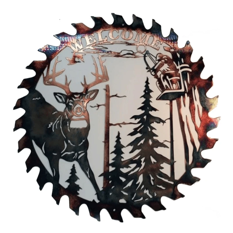 Metal wall art, laser-cut by Bowlift