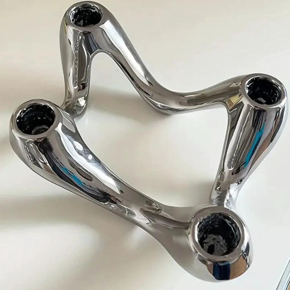 Cosmic Ripple Candle Holder by Casa & Beyond