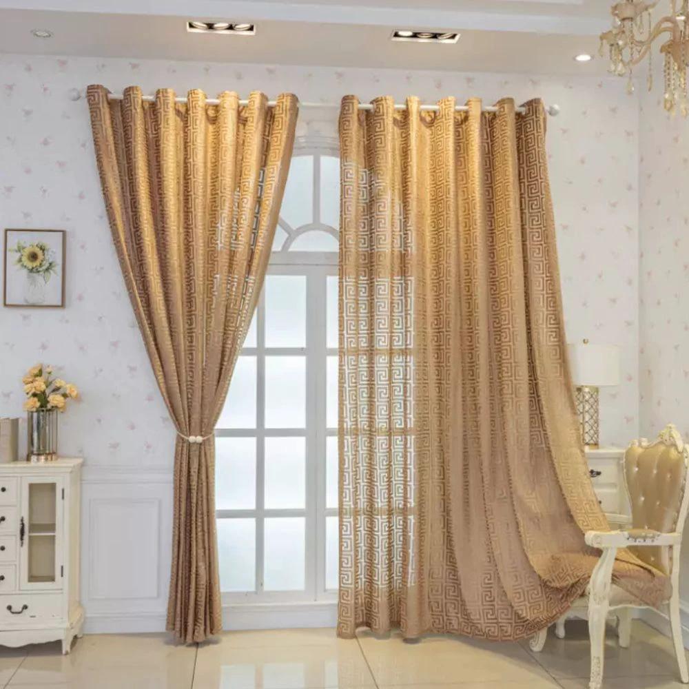 Imperial Maze Embroidered Curtain by Casa & Beyond