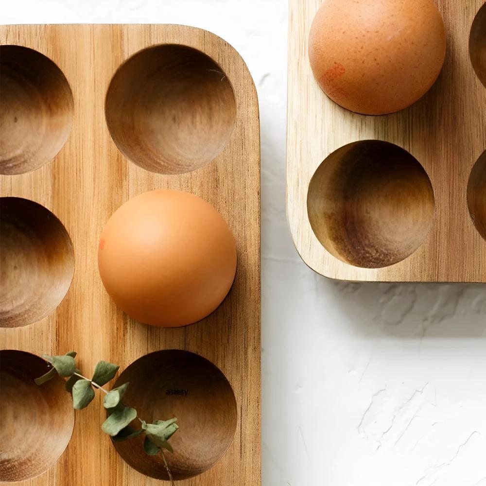 Wooden Egg Tray by Casa & Beyond