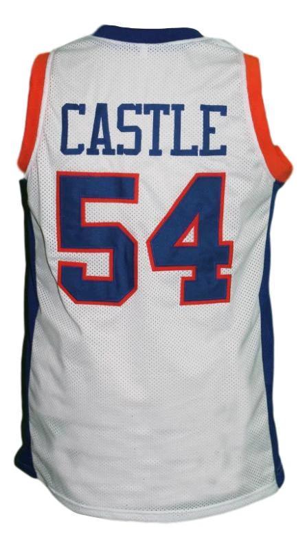 Thad Castle Jersey #54 Blue Mountain State Basketball Sewn White by My store basketball
