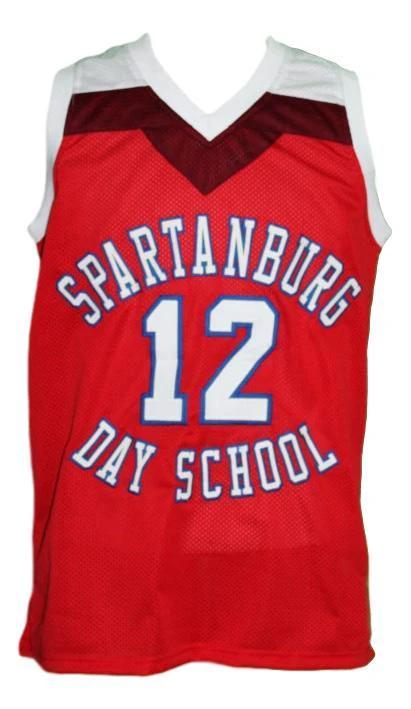 Zion Williamson Jersey #12 Spartanburg Day School Basketball New Red by My store basketball