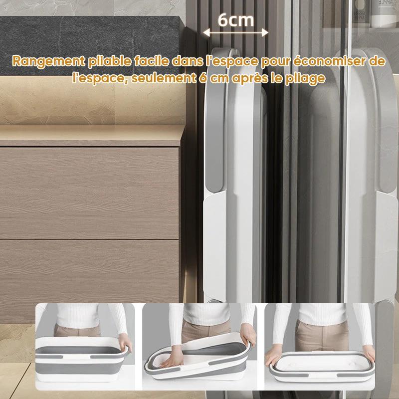 Foldable Portable Rectangular Bucket by Bowlift