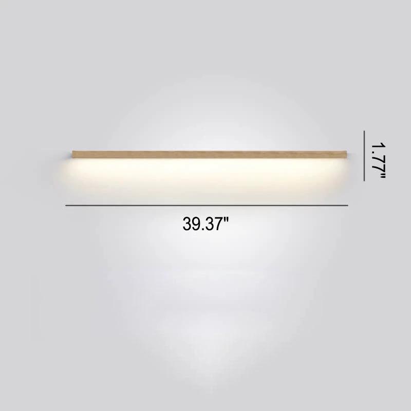 ZenBeam Japanese LED Wall Light | Solid Wood Design | Modern Accent Lighting by BowLift