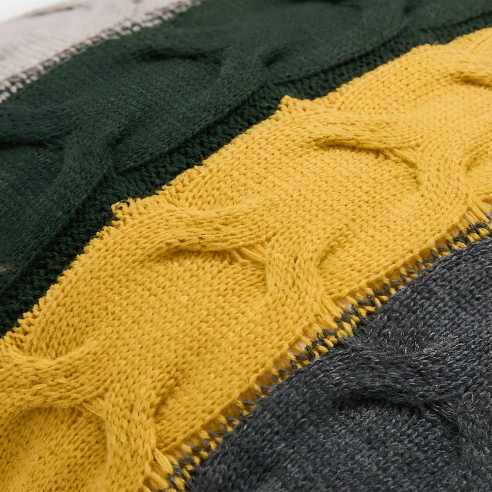 Colorful Radiance Knit Cushion by Casa & Beyond