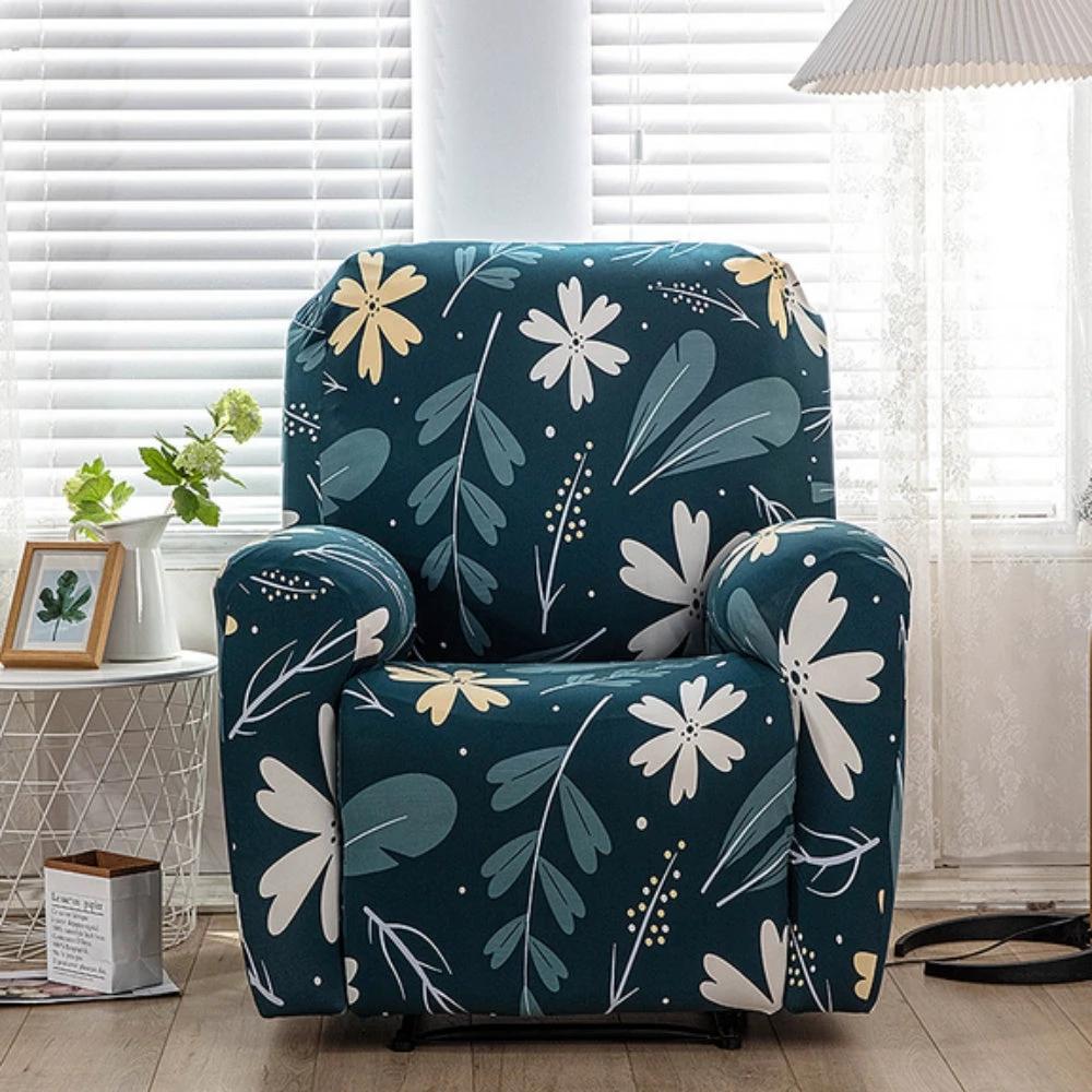 Floral Recliner Sofa Cover by Casa & Beyond