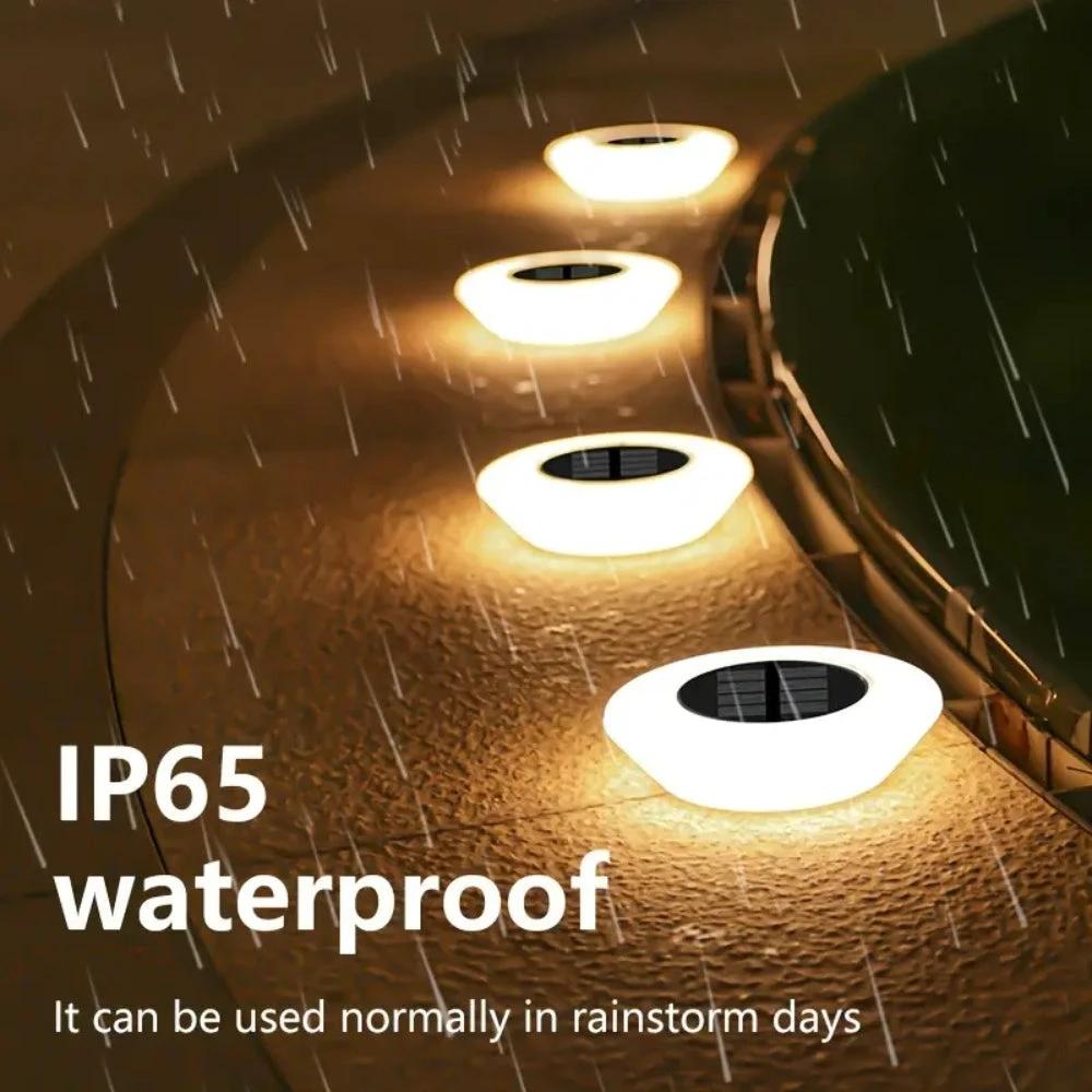 Solar LED outdoor pathway lights | 4 Pack by Casa & Beyond