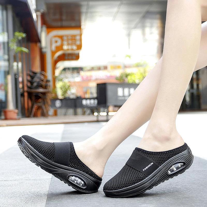 Air cushion removal orthopedic diabetic walking shoes by BowLift