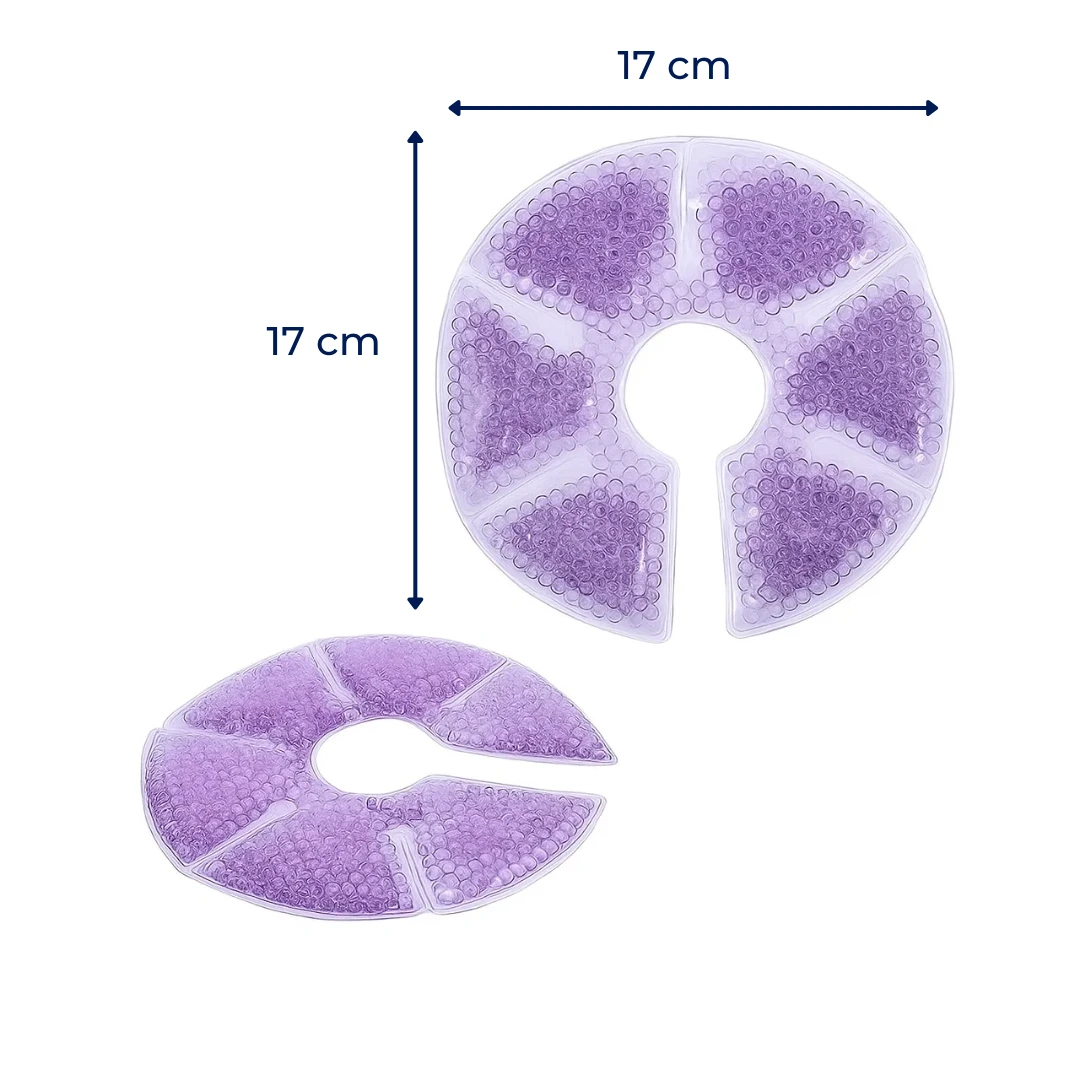 Engorgement Relief – Hot & Cold Contoured Gel Design – Comfort & Pain Relief for Nursing Mums Bowlift by Bowlift