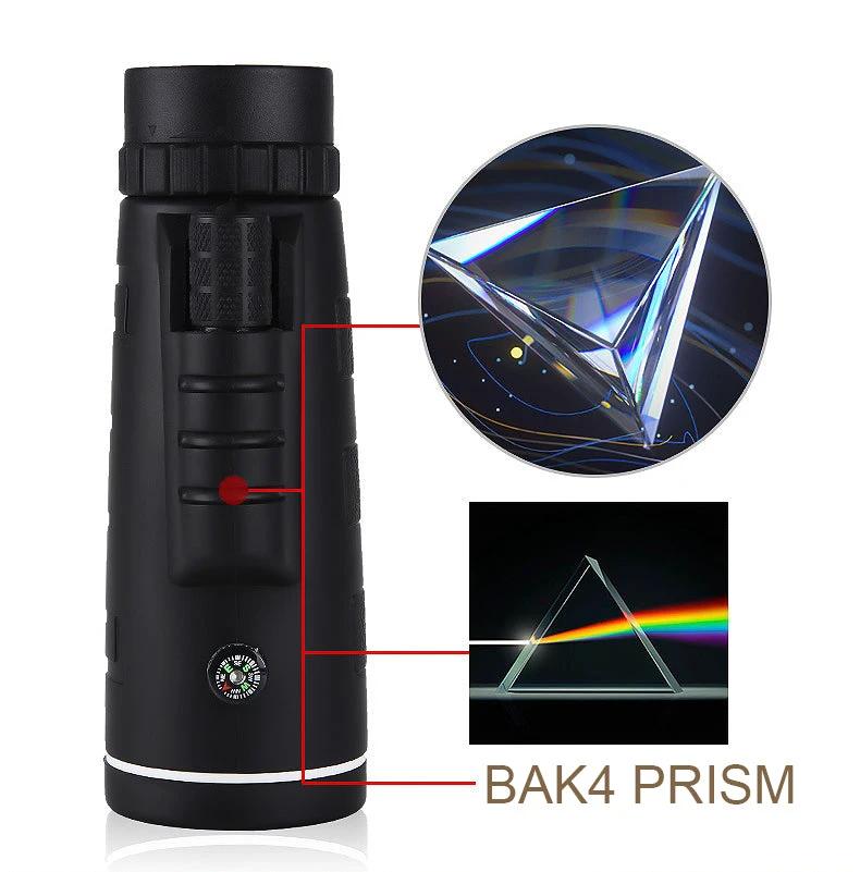 500X Pro Portable High-Resolution Telescope by Bowlift