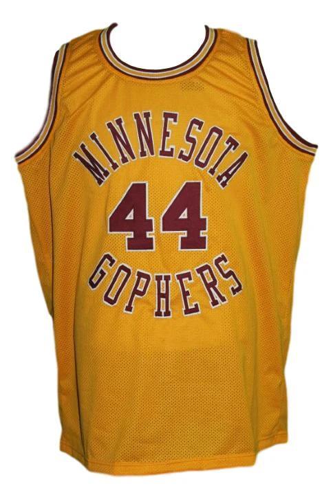Kevin McHale Jersey #44 Minnesota Gophers Basketball Sewn Gold by My store basketball