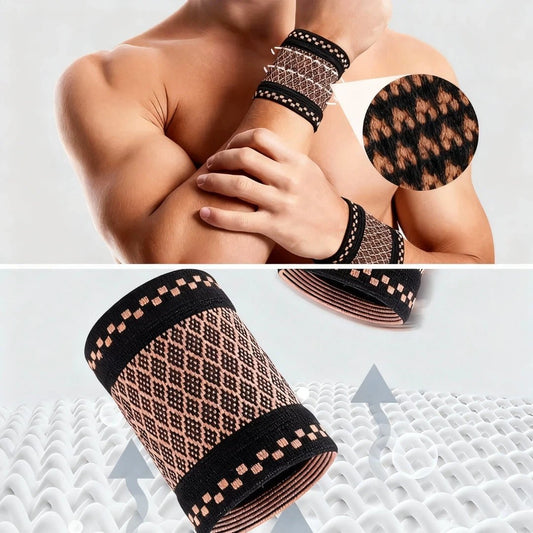 Copper‑Infused Compression for Wrist Pain Relief – Breathable Low‑Profile Sleeve for Everyday & Sports Bowlift by Bowlift