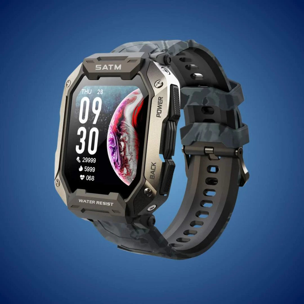 TactiX ARMY Series Smartwatch With Military Design | Durable GPS - Fitness Tracker - for Outdoor Adventures - Military Personnel and Tactical Use Bowlift by Bowlift