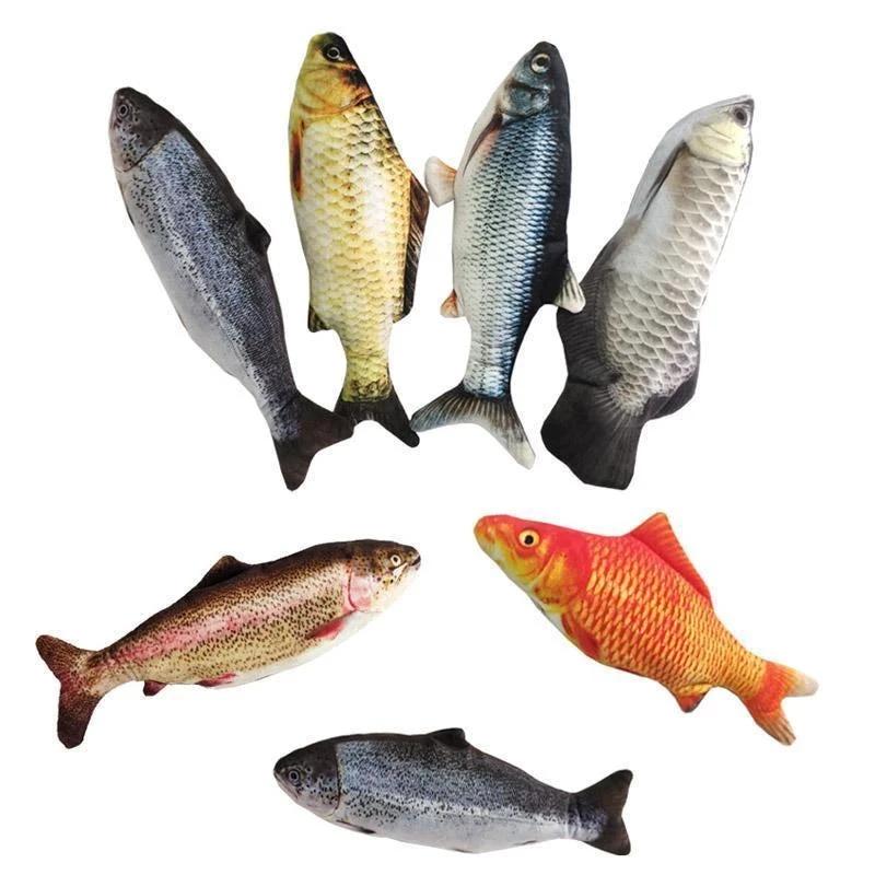 USB rechargeable simulation fishing toy for cats by Bowlift