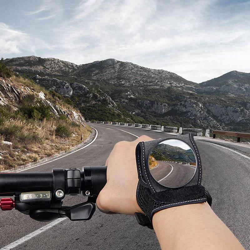 Rearview mirror safety strap for bicycle by Bowlift