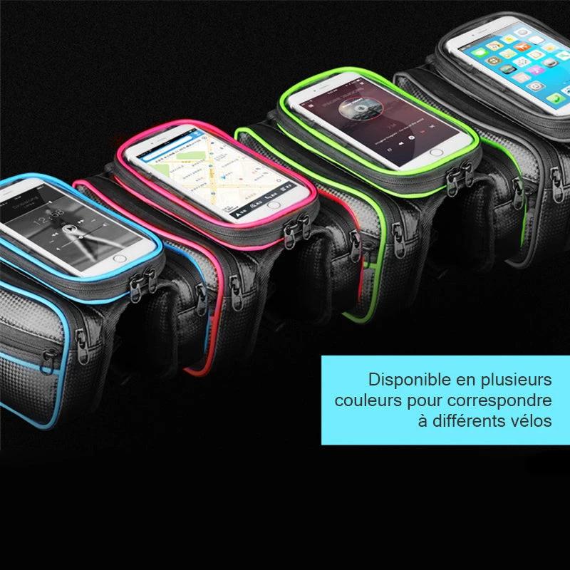 Mountain bike bag with waterproof touchscreen by Bowlift